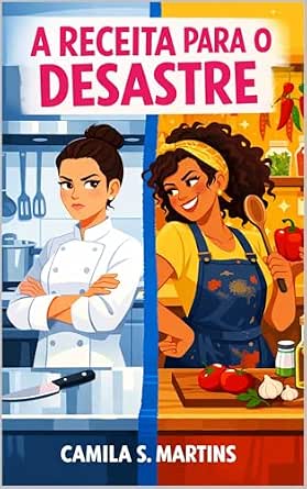 Capa de A Receita para o Desastre: Um romance sáfico enemies to lovers (Grumpy x Sunshine)