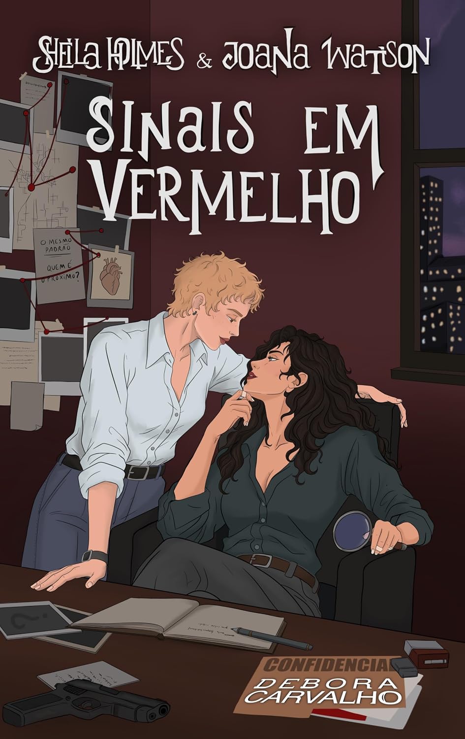 Capa de Sheila Holmes & Joana Watson: Sinais em vermelho