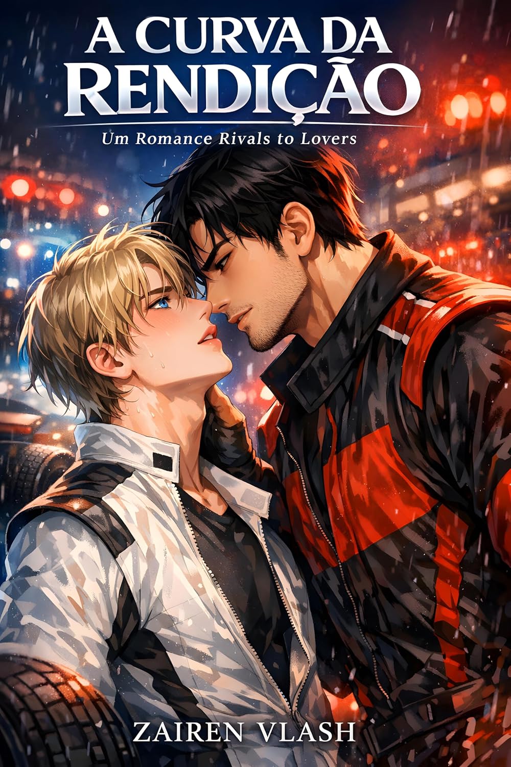 Capa de A Curva da Rendição: Um Romance MM Rivals to Lovers