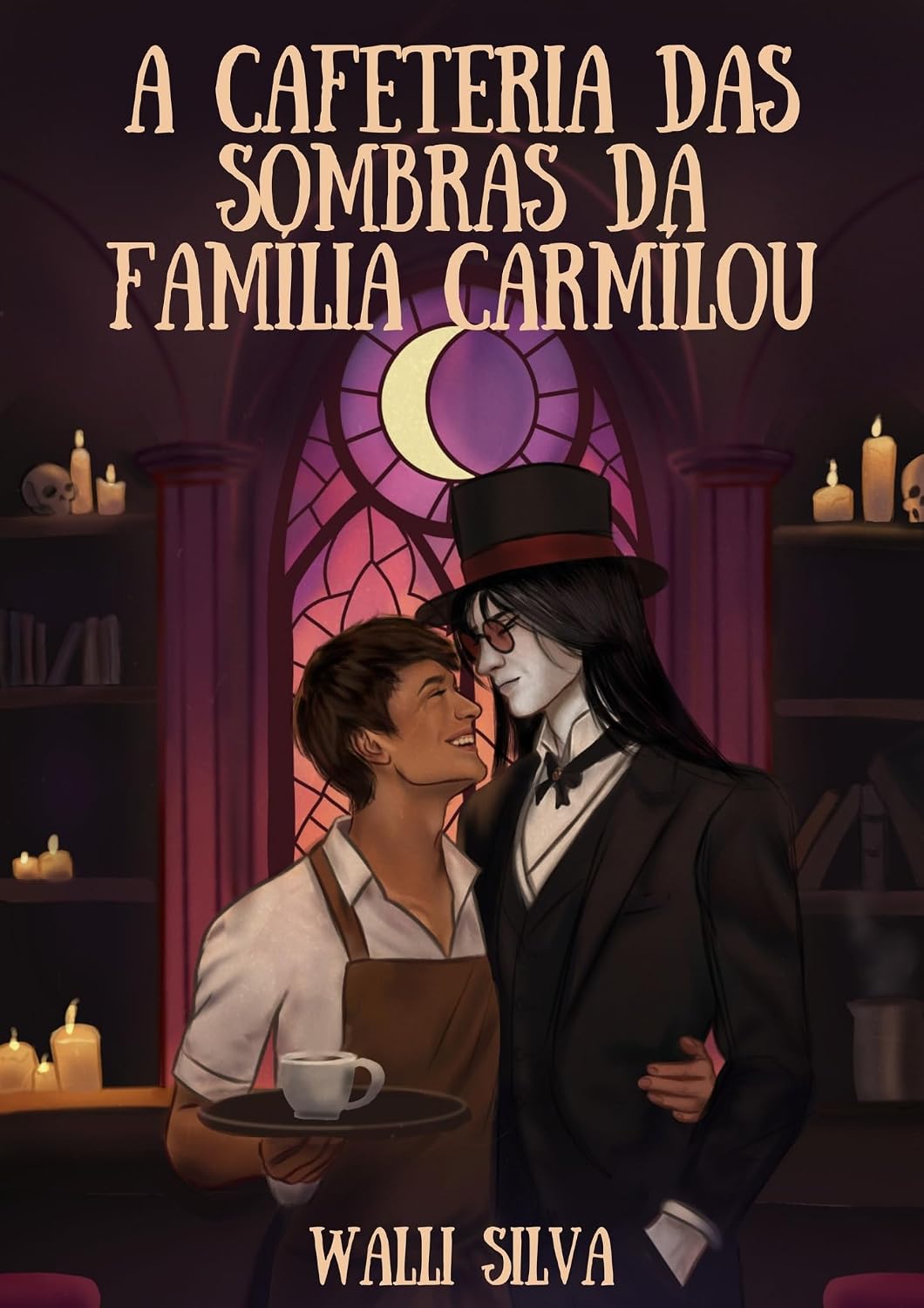 Capa de A cafeteria das sombras da família Carmílou